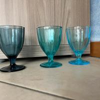 Set 6 calici Amami vetro colorato