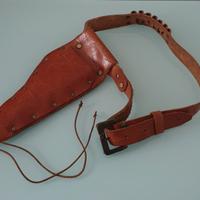 Cinturone in Cuoio per Pistola Giocattolo Vintage