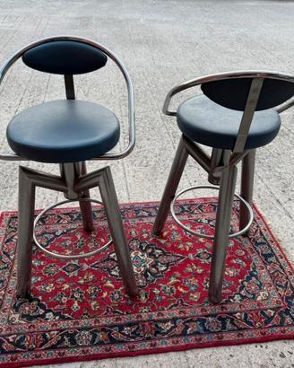 Sgabelli Vintage Acciaio