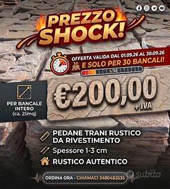 scorza di Trani per rivestimento 