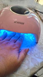 lampada per semipermanente 