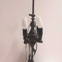 Lucerna fiorentina antica rare teste alate elettr