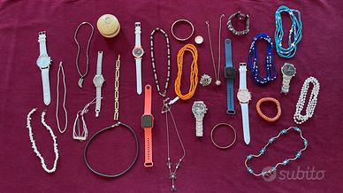 Lotto Orologi e Bigiotteria Vintage