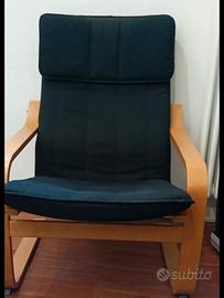 Poltrona ikea podera nera