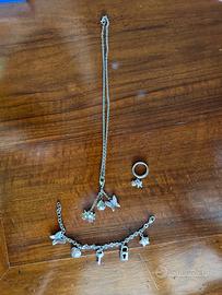 Parure collana, bracciale e anello Morellato