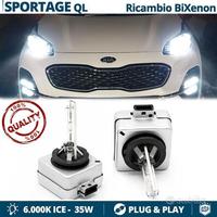 2 Lampadine Bi-Xenon D3S per KIA SPORTAGE 4 6000K