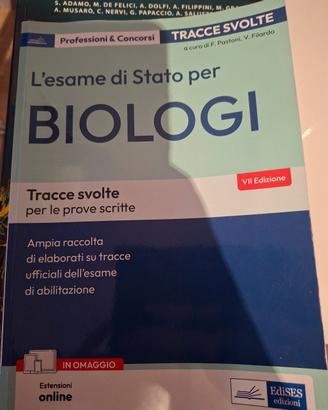 libro esame di stato per biologi