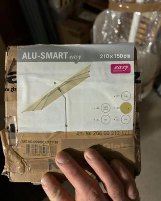 Ombrellone glatz alu smart 210x150