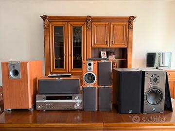 Sitema Dolby surround 7.1 Pioneer+casse JBL&ELAC