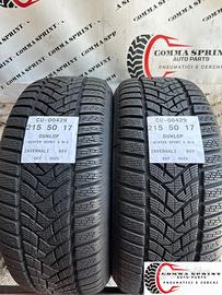 2 PNEUMATICI 215/50 R17 DUNLOP INVERNALI KM0