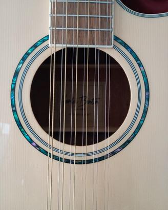 Chitarra acustica 12 corde elettrificata