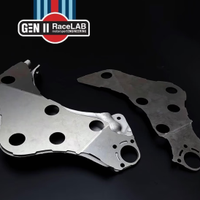 Piastre di rinforzo bracci trasversali Lancia Delt