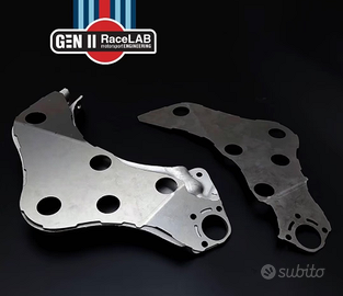 Piastre di rinforzo bracci trasversali Lancia Delt