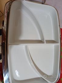 Antipastiera Morinox in porcellana con vassoio