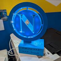 Lampada Napoli calcio personalizzata 