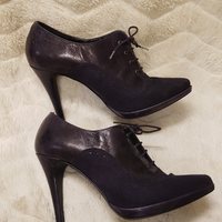 Tronchetti stivaletti sexy tacchi viola n. 39