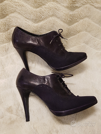 Tronchetti stivaletti sexy tacchi viola n. 39