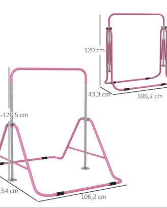Parallela ginnastica bambine richiudibile