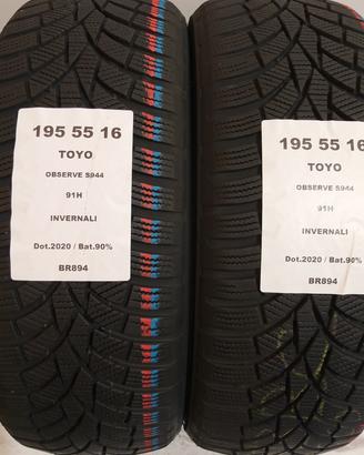 2 GOMME 195 55 16 TOYO BR894