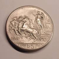 5 lire Vittorio Emanuele lll 1914