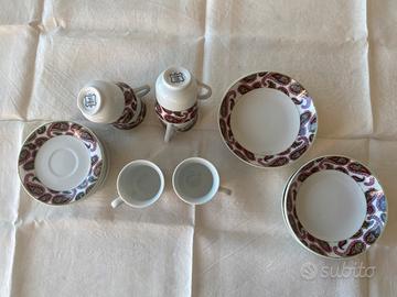 Porcellana 6 tazzine caffè e ciotoline