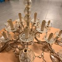 Lampadario cristalli di boemia