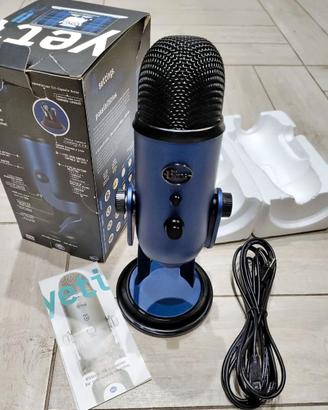 Blue Yeti Midnight Microfono Professionale NUOVO