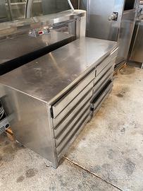 Cassettiera acciaio inox