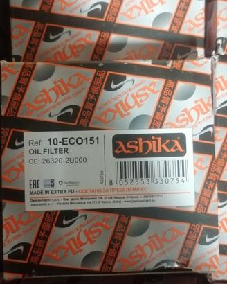 10-ECO151 Filtro olio motore Ashika 