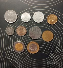 Lotto monete in Lire italiane