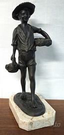 Giovanni De Martino – Pescatorello –Bronzo firmato