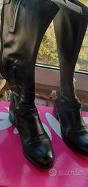 Stivali neri - taglia 36 - PURA PELLE