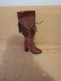 Stivali donna scamosciati