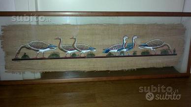 Papiro originale Egizio dipinto a mano