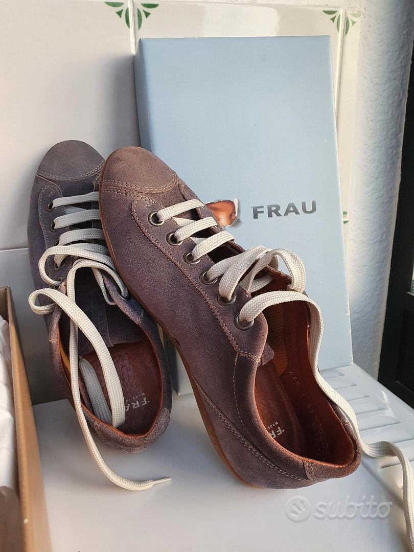 Frau scarpe scamosciate grigie. NUOVE Abbigliamento e