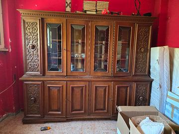 Vetrina Classica in legno  soggiorno 