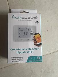 Cromo termostato Smart digitale Wi-Fi