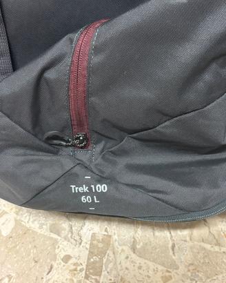 Zaino Trekking TREK100 Easyfit  60 litri