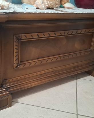 Cassapanca/cassone contenitore in legno anni 70