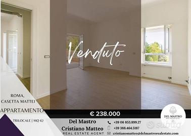Appartamento di 67 m² con 3 locali e box auto a Ro