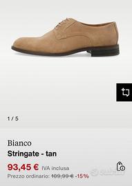 Scarpe eleganti uomo marca Bianco – Stringate 46