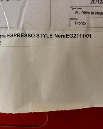 Macchina caffè GAGGIA ESPRESSO STYLE NERA