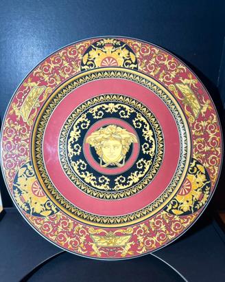 Sottopiatto Versace “Medusa” rosso e blu 33cm