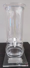 Dispenser distributore bibite succhi in plexiglas