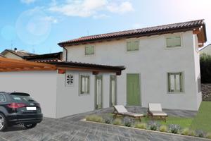 Casa singola al grezzo Montecchio Maggiore centro