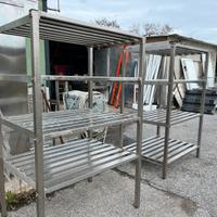 Scaffalature in acciaio inox