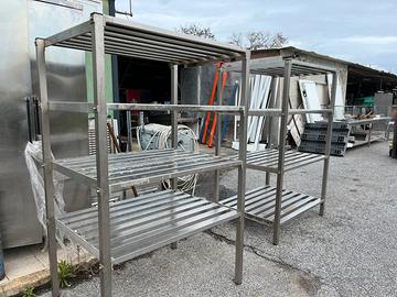 Scaffalature in acciaio inox