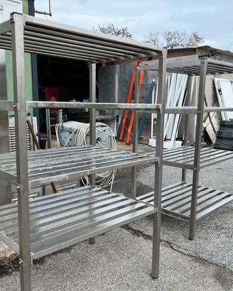 Scaffalature in acciaio inox