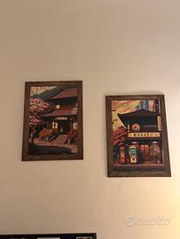 Quadretti stampe giapponesi