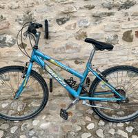 Bicicletta blu per ragazzi